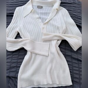 Vintage Ribbed Knit Sweater